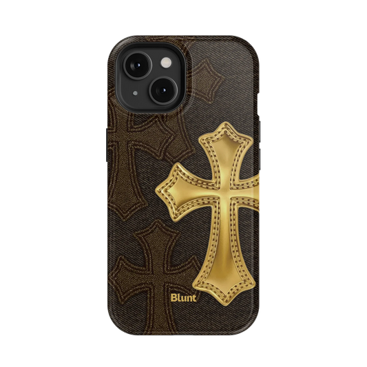 Gold Cross iPhone Case