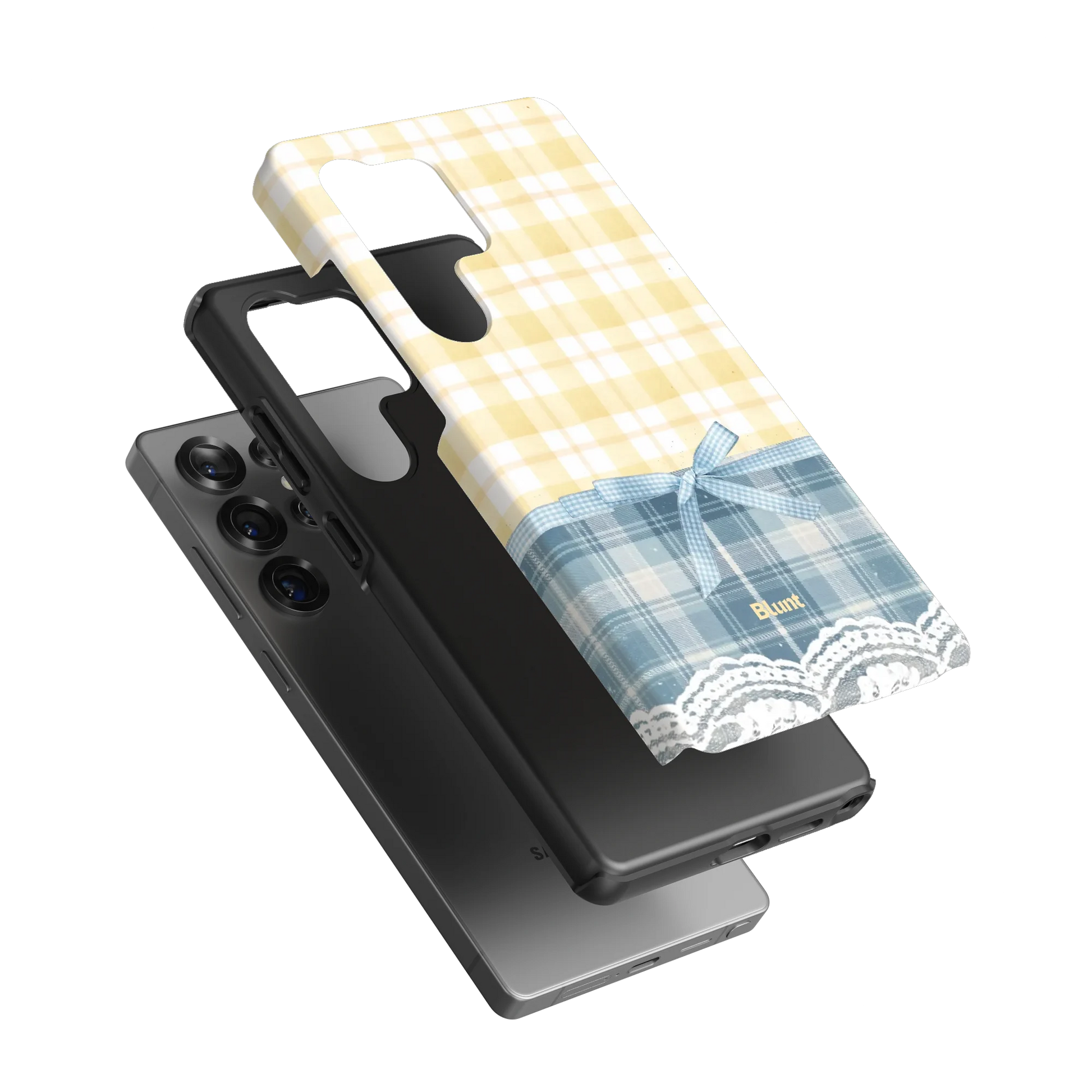 Blue-Lemonplaid-samsung-case-S25 Ultra-3