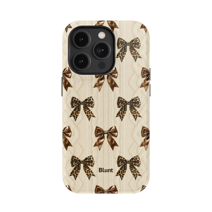Cheetah Knit iPhone Case