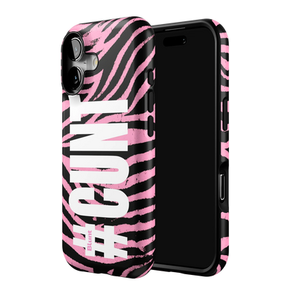 CXNT Pink Zebra iPhone Case