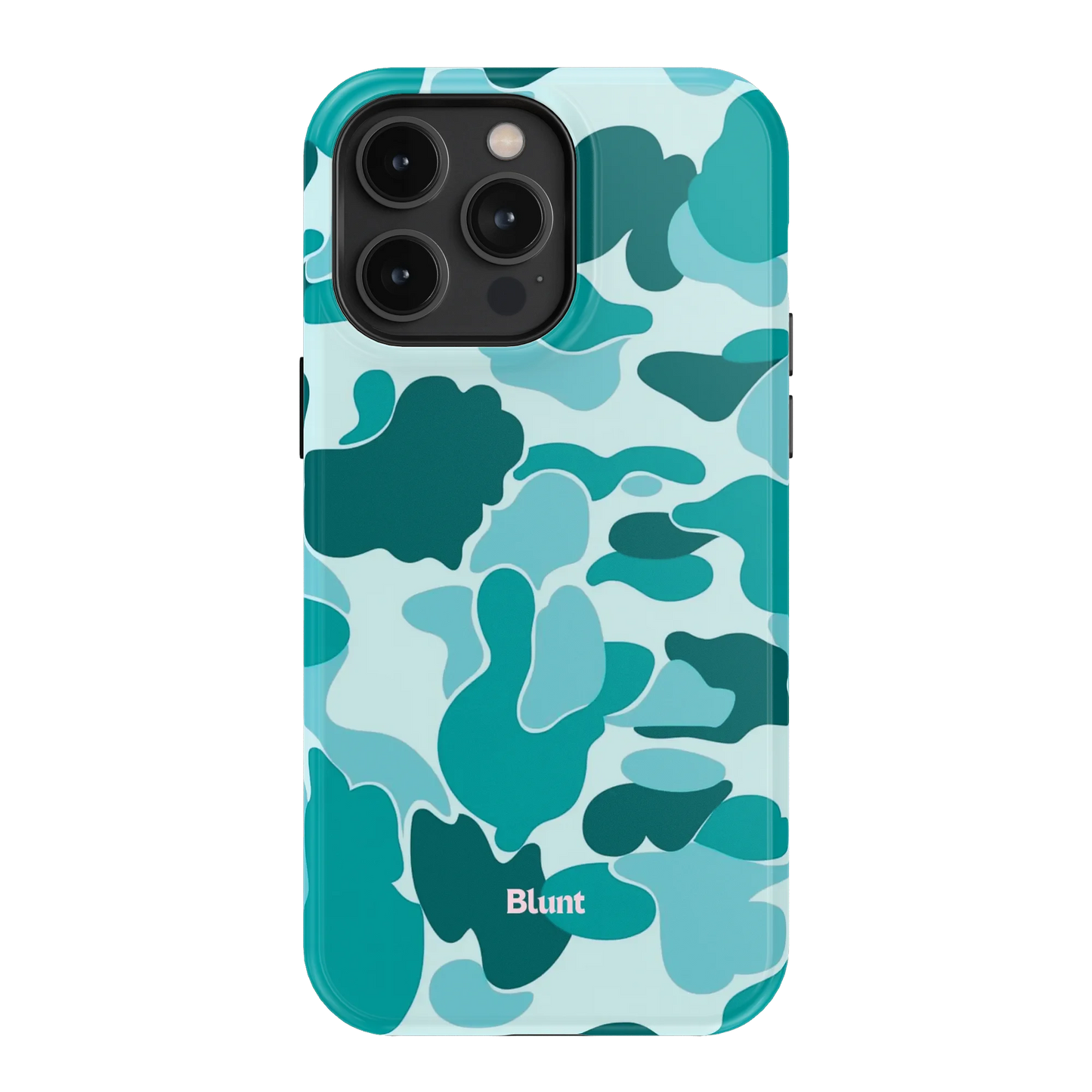 Aqua Camo iPhone Case