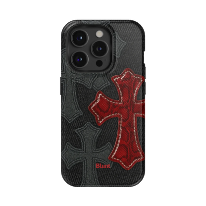 Crimson Cross iPhone Case