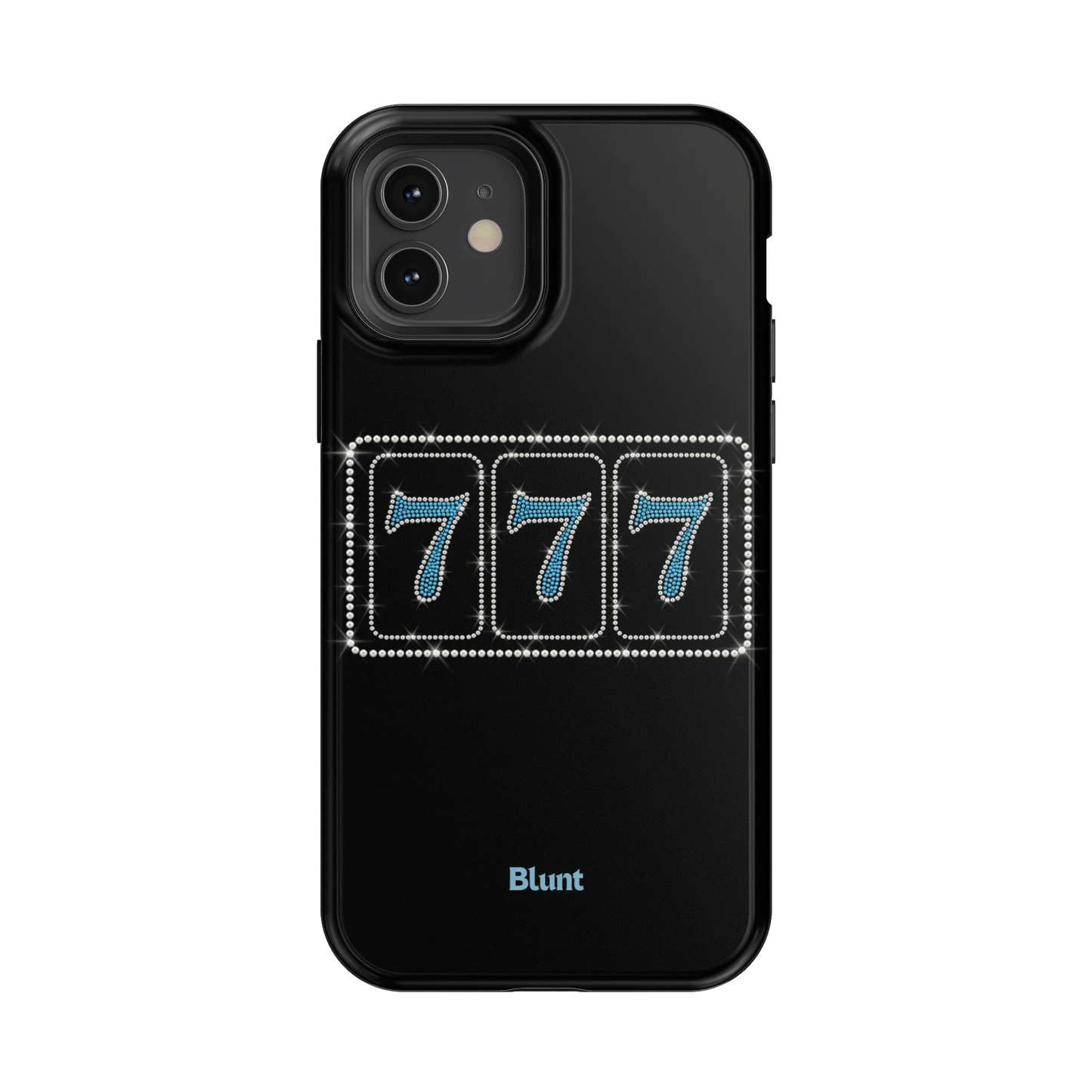 Blue Lucky 777 iPhone Case