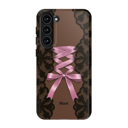 Brown Corset Samsung Case