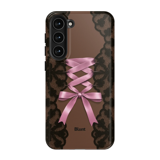 Brown Corset Samsung Case