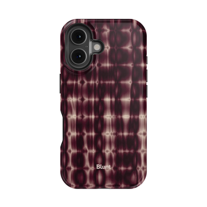 Purple Ripple iPhone Case