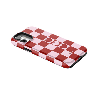 Checker Love iPhone Case gallery - Iphone_12_Mini_Air_Plus_2