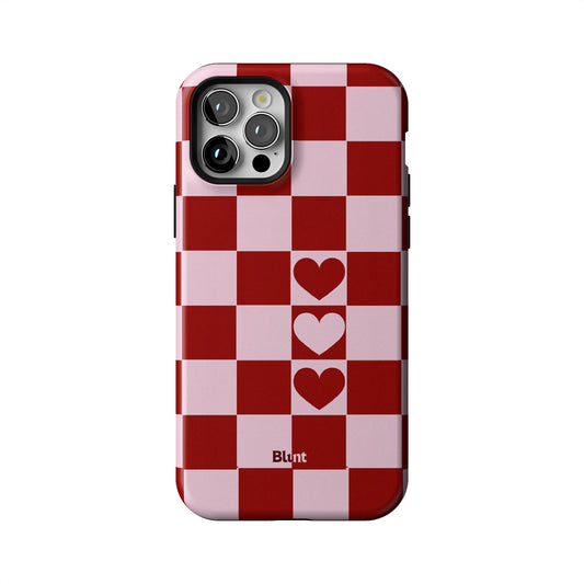 Checker Love iPhone Case gallery - Iphone_12_Pro_1