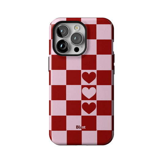 Checker Love iPhone Case gallery - Iphone_13_Pro_1