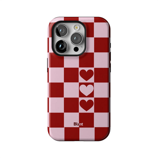 Checker Love iPhone Case gallery - Iphone_15_Pro_1