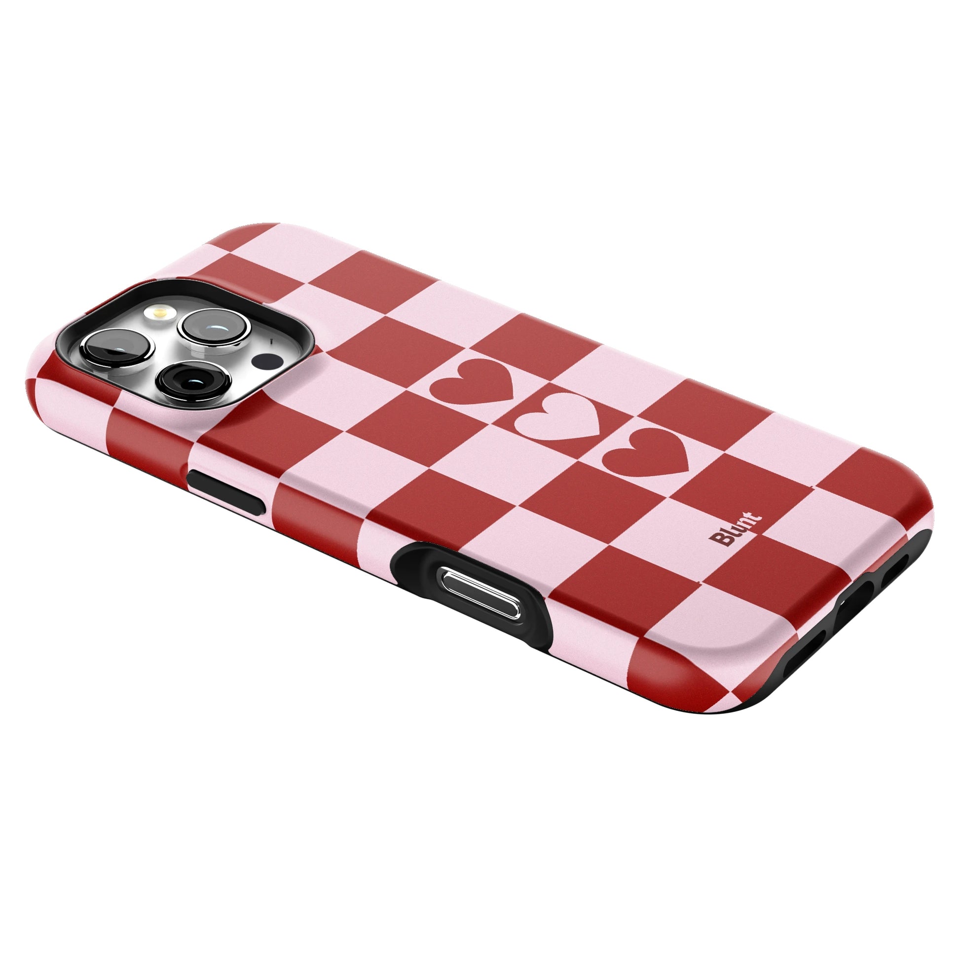 Checker Love iPhone Case gallery - Iphone_16_Pro_Max_2