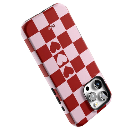 Checker Love iPhone Case gallery - Iphone_16_Pro_Max_5