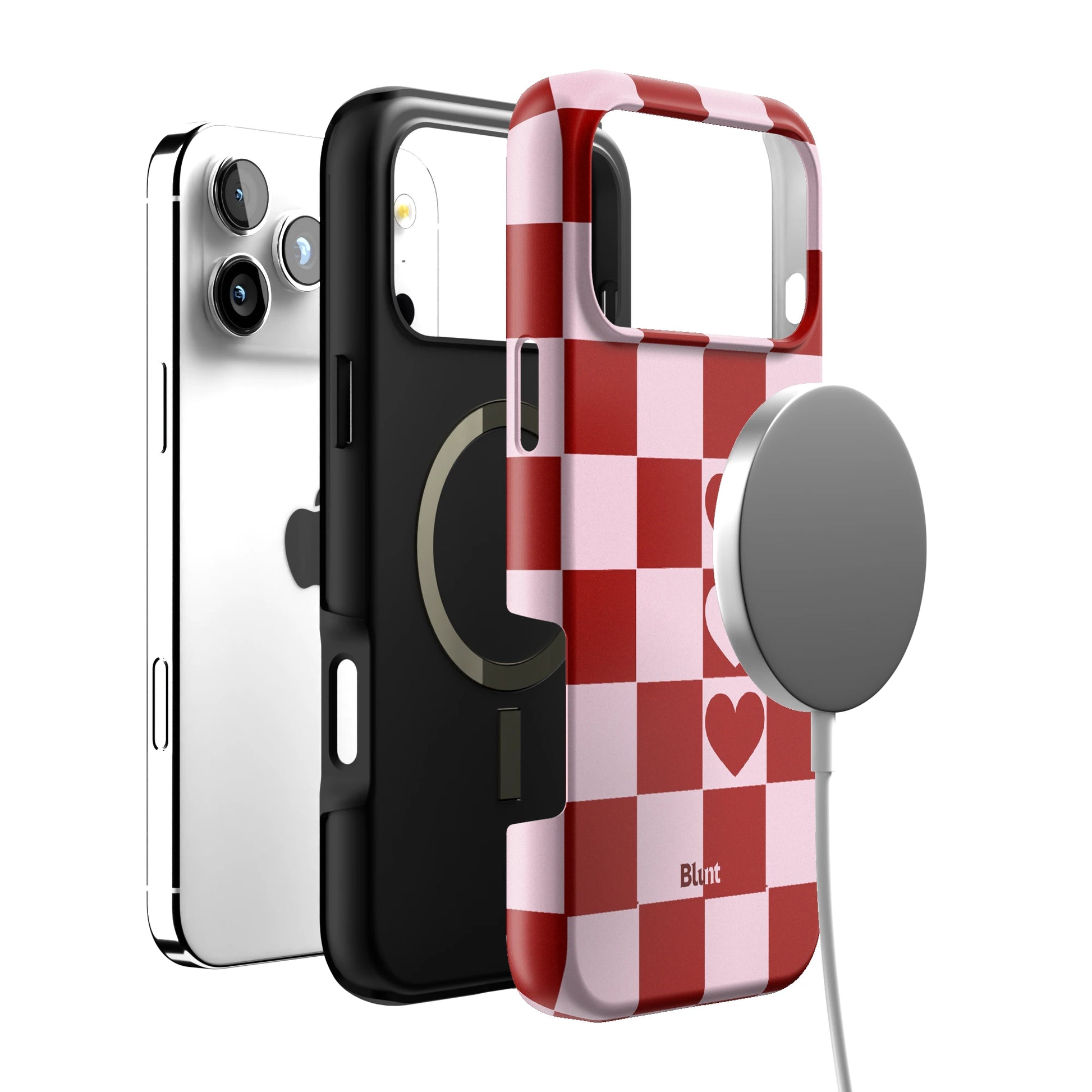 Checker Love iPhone Case gallery - Iphone_17_Pro_Max_4