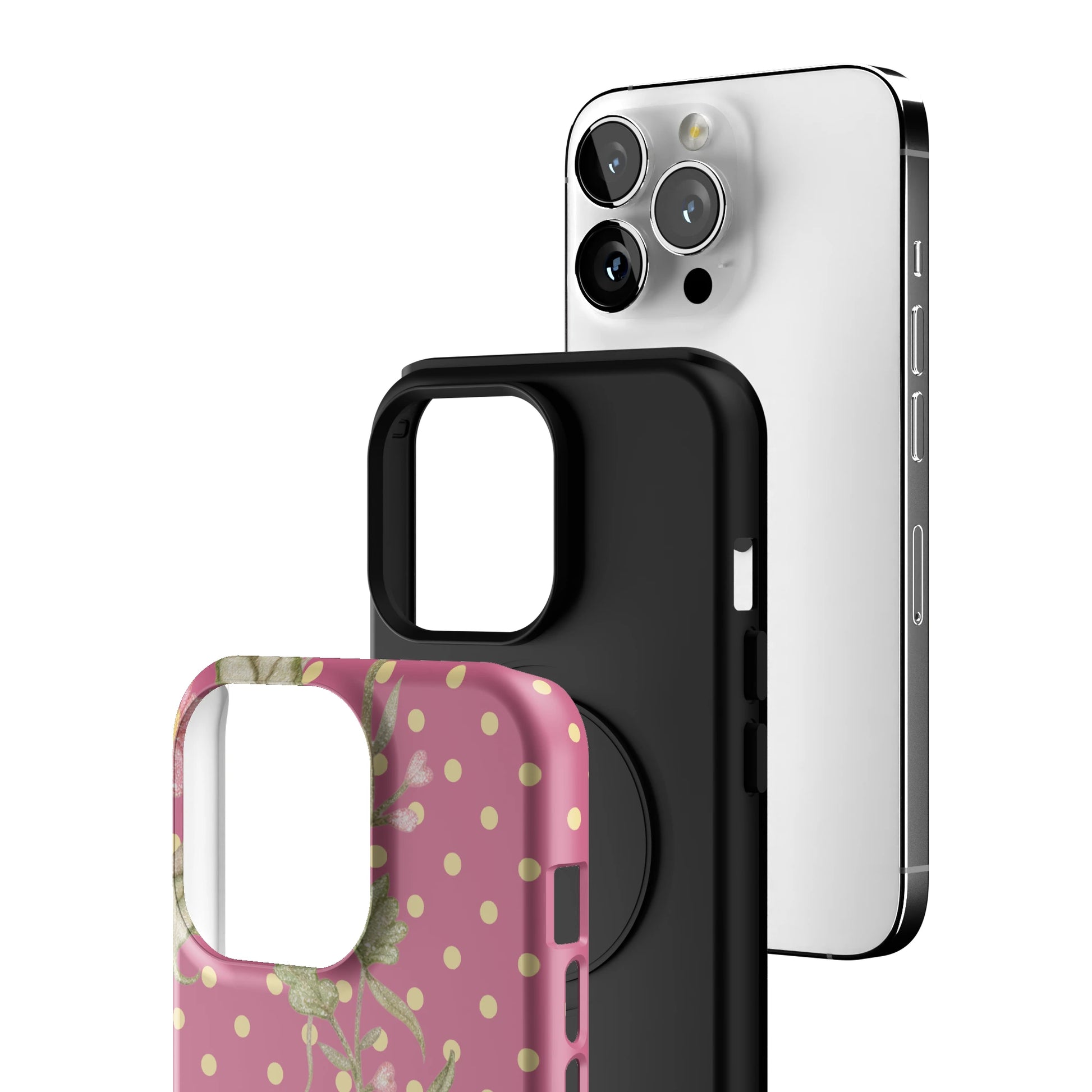 Cherry Blossom Dot iPhone Case gallery - Iphone_13_Pro_3