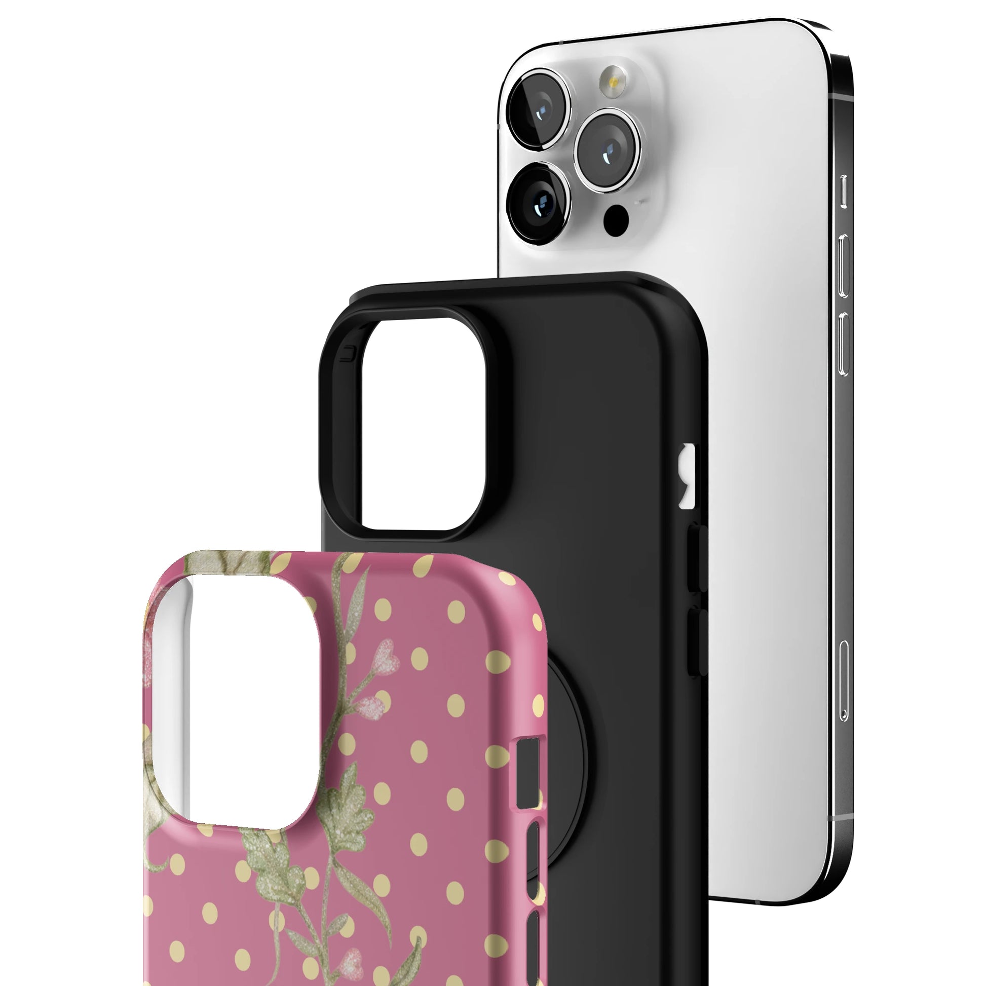 Cherry Blossom Dot iPhone Case gallery - Iphone_13_Pro_Max_3