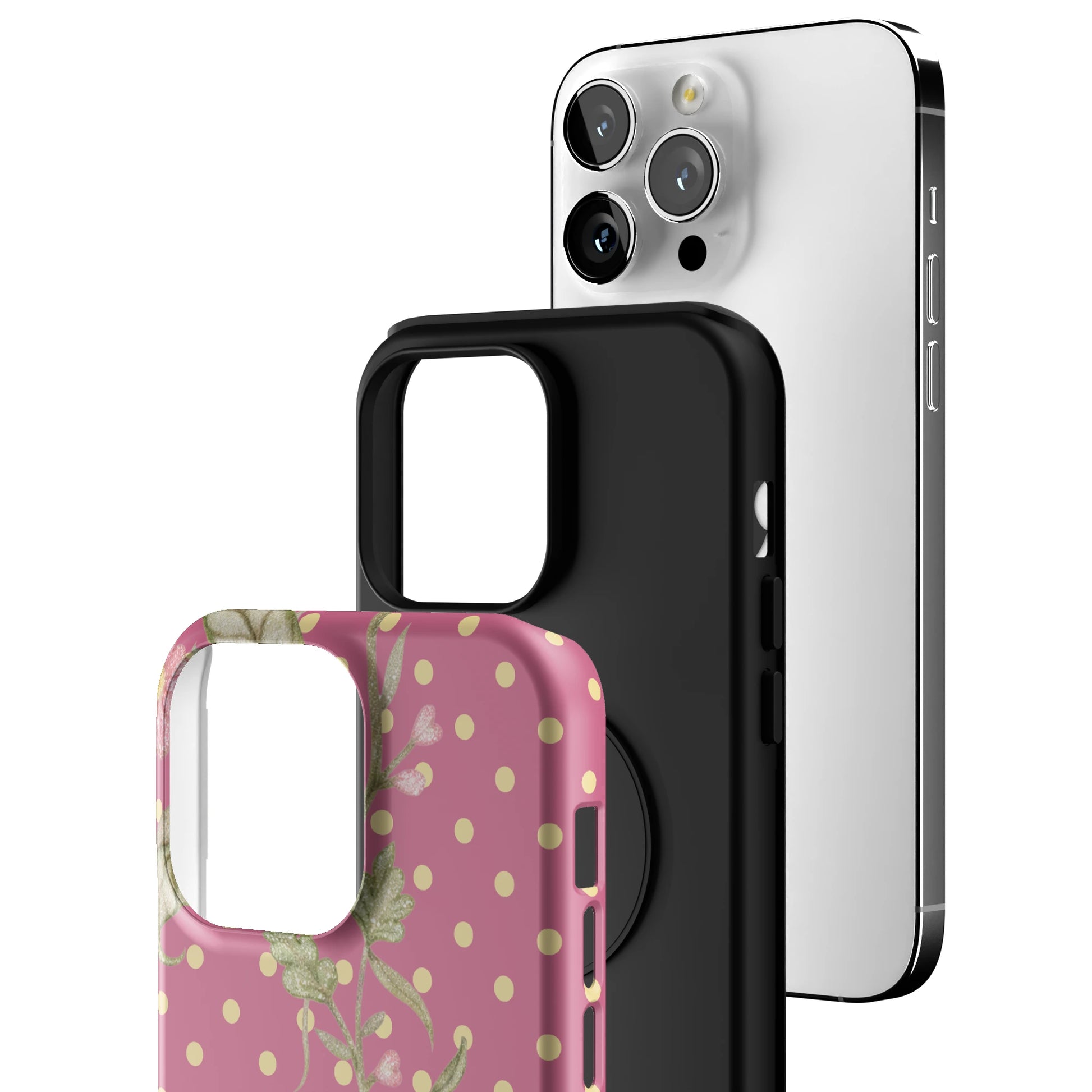 Cherry Blossom Dot iPhone Case gallery - Iphone_14_Pro_Max_3