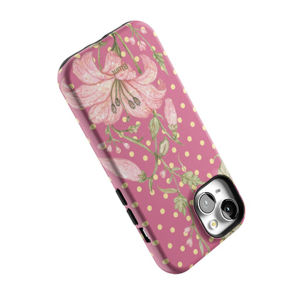 Cherry Blossom Dot iPhone Case gallery - Iphone_15_Iphone_5