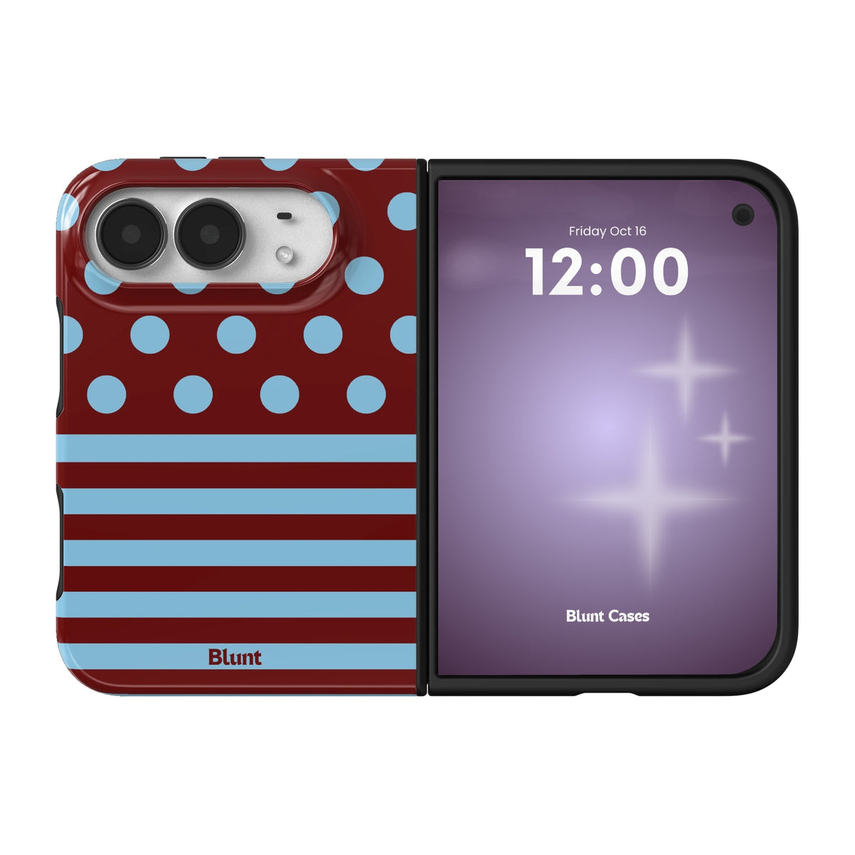 cherry-blue-iphone-case iPhone 18 Duo case, view 1