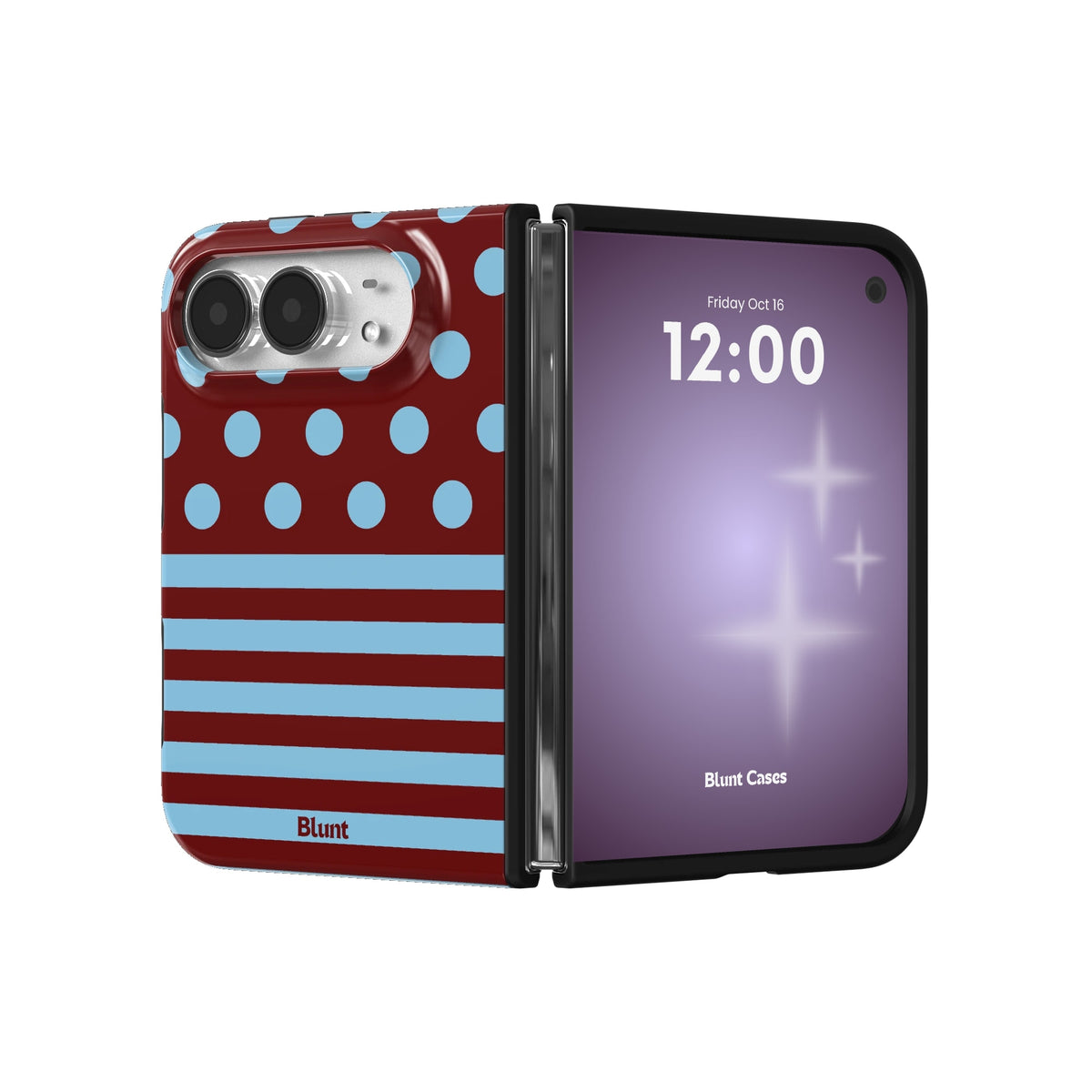 cherry-blue-iphone-case iPhone 18 Duo case, view 3