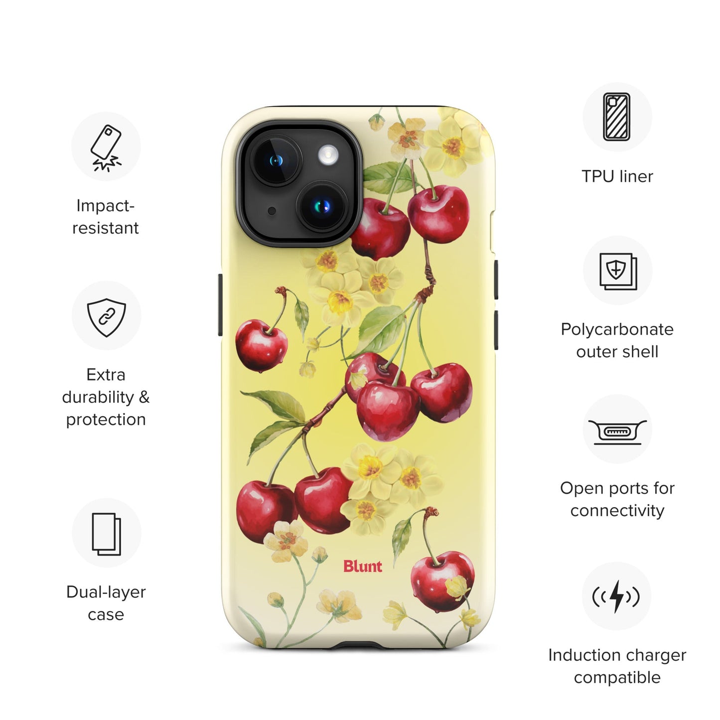 Cherry Charm iPhone Case - blunt cases