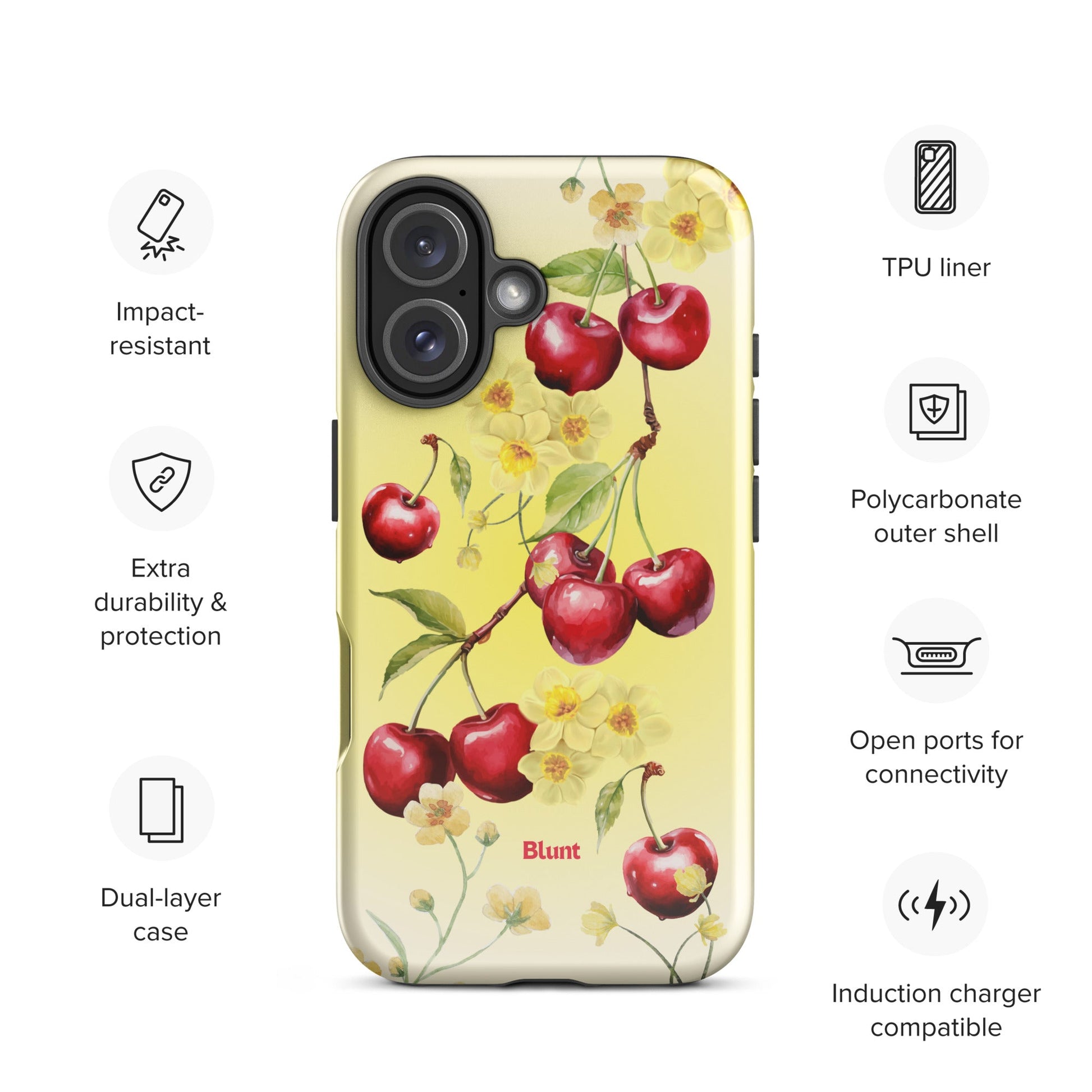 Cherry Charm iPhone Case - Blunt Cases