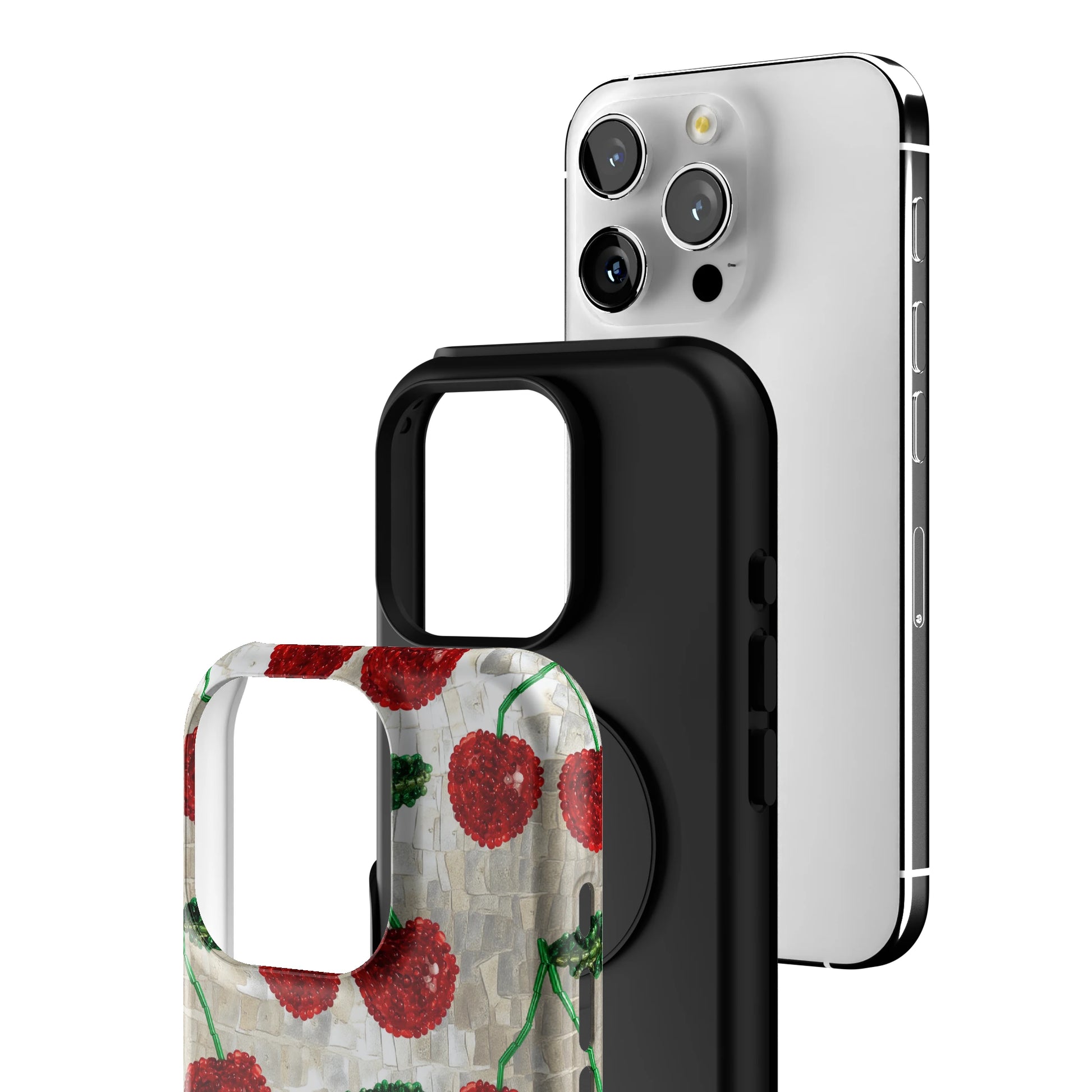 Cherry Luxe iPhone Case gallery - Iphone_16_Pro_3