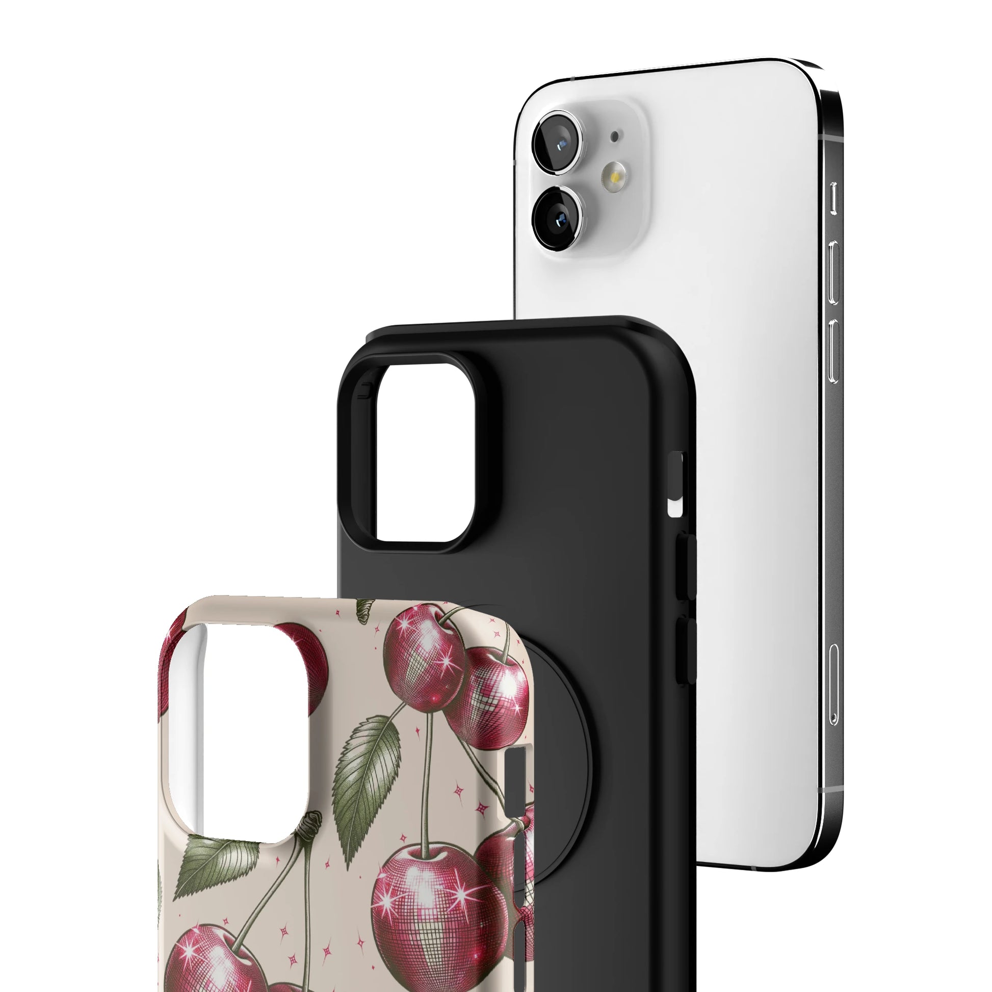 Cream Cherry Party iPhone Case gallery - Iphone_12_Iphone_3
