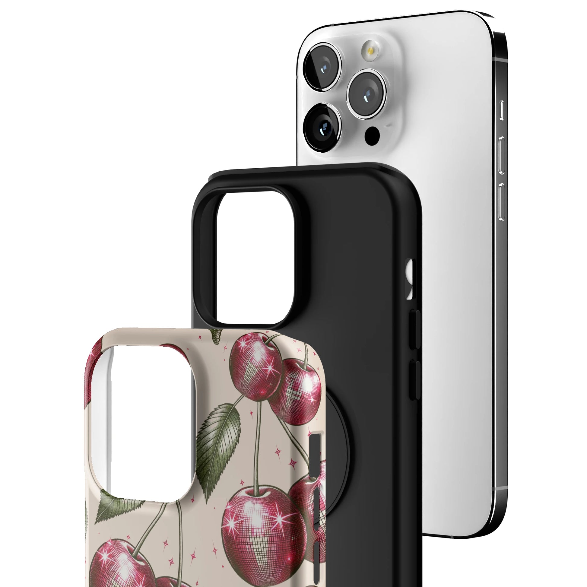 Cream Cherry Party iPhone Case gallery - Iphone_14_Pro_Max_3
