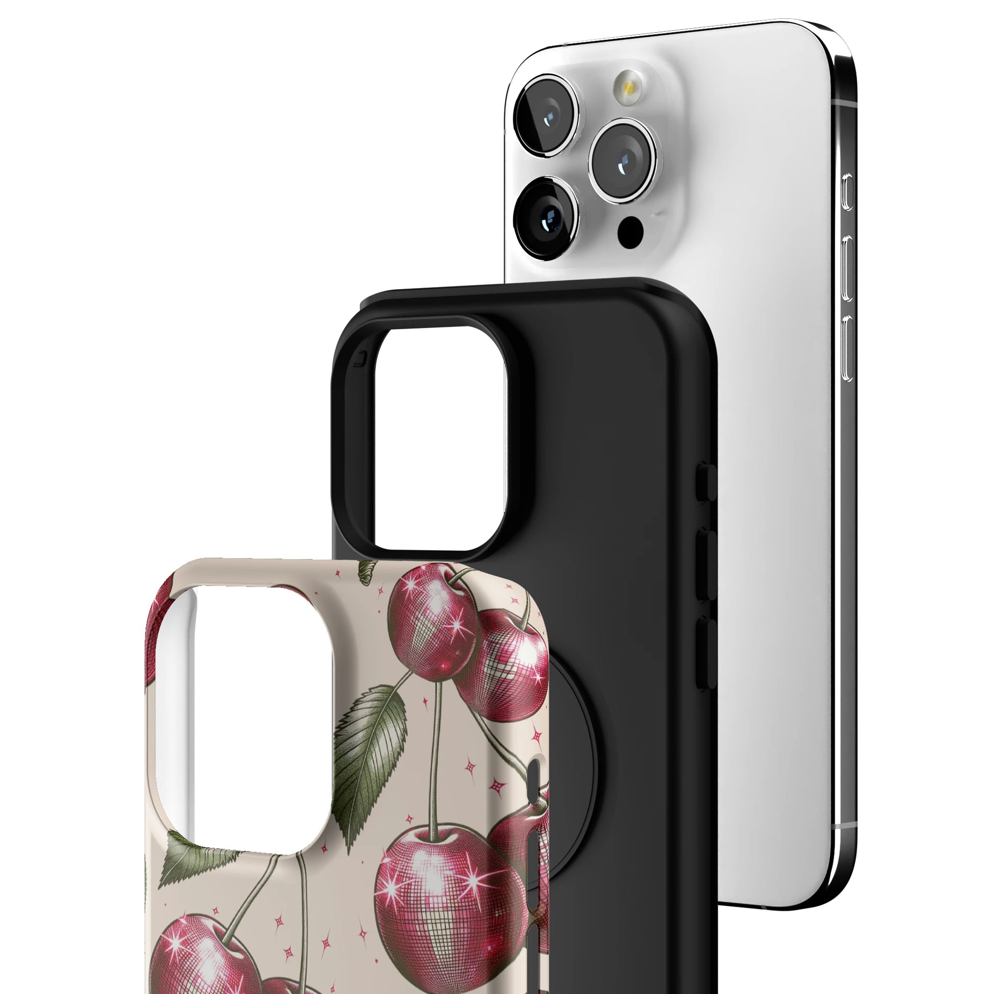 Cream Cherry Party iPhone Case gallery - Iphone_15_Pro_Max_3