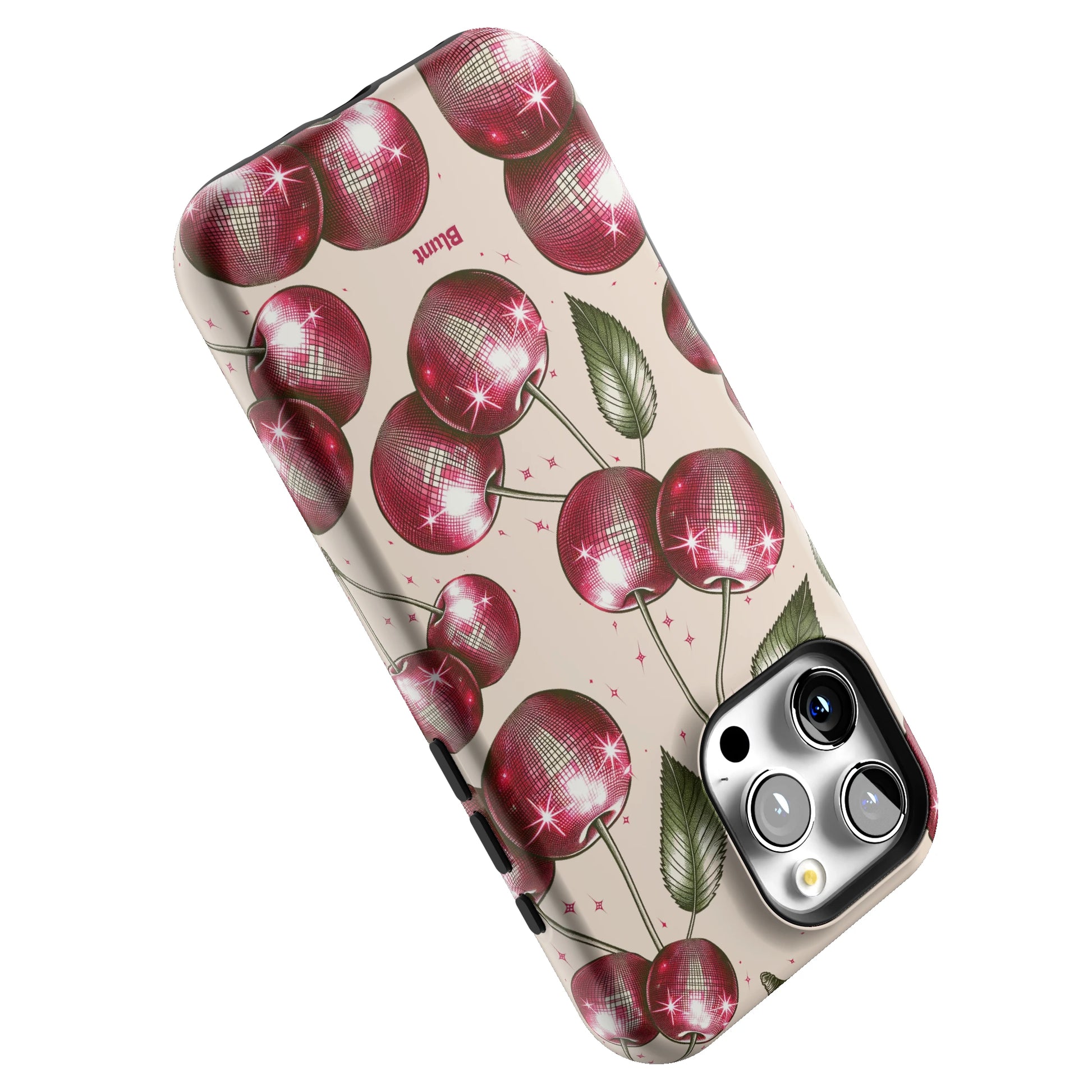Cream Cherry Party iPhone Case gallery - Iphone_16_Pro_Max_5