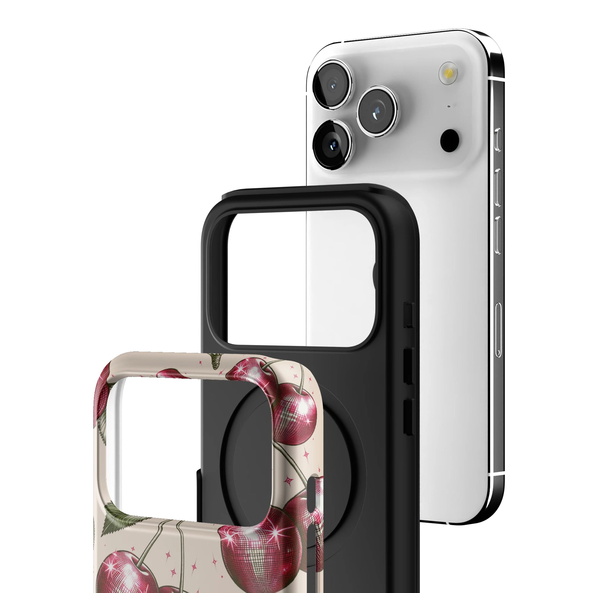 Cream Cherry Party iPhone Case gallery - Iphone_17_Pro_3