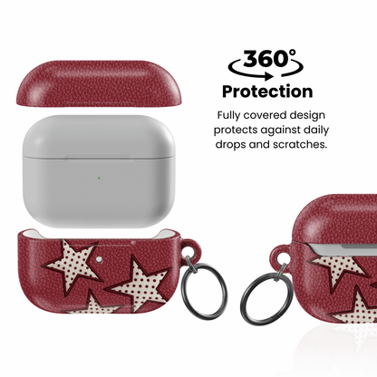Cherry Polka Star AirPod Case - Blunt Cases