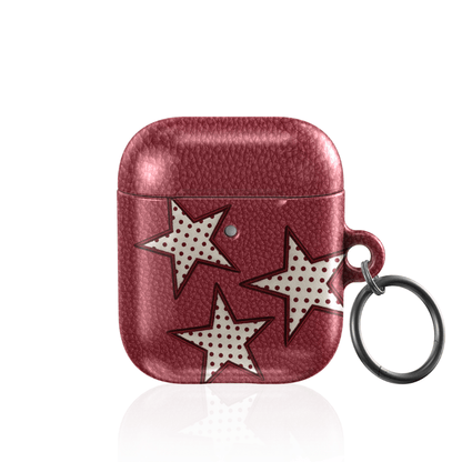 Cherry Polka Star AirPod Case - Blunt Cases