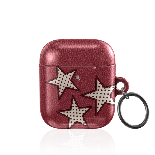 Cherry Polka Star AirPod Case - Blunt Cases
