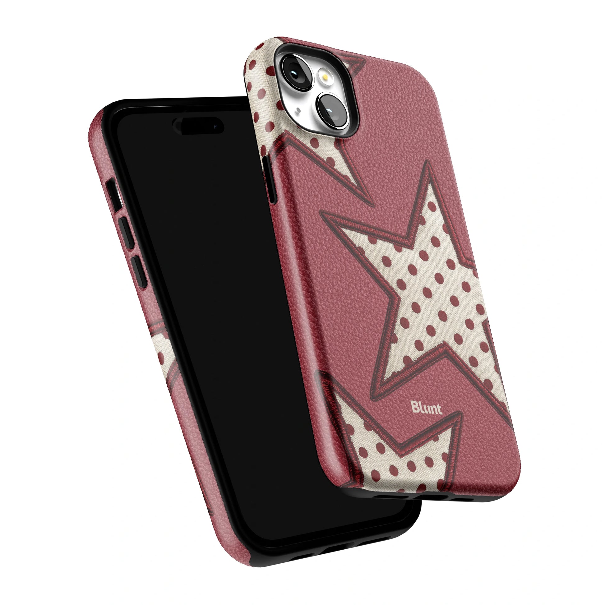 Cherry Polka Star iPhone Case gallery - Iphone_14_Mini_Air_Plus_6