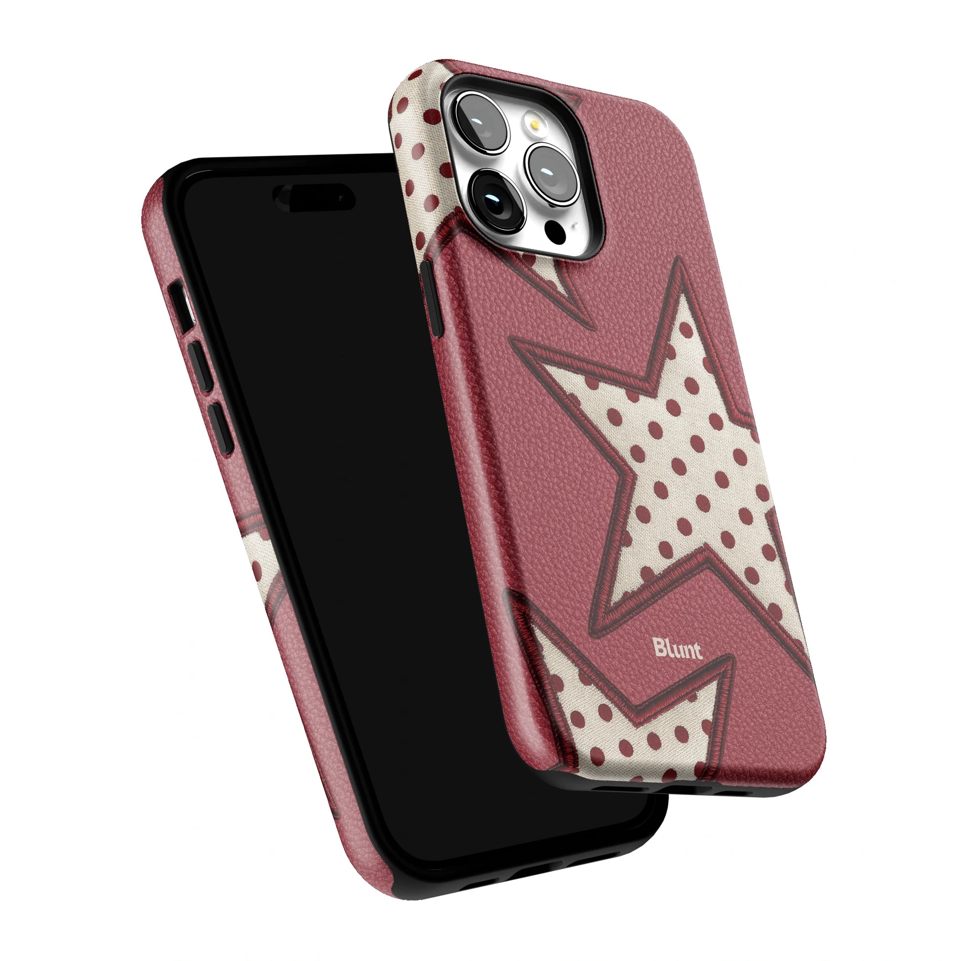 Cherry Polka Star iPhone Case gallery - Iphone_14_Pro_Max_6