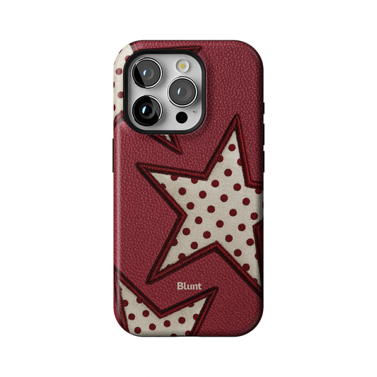Cherry Polka Star iPhone Case gallery - Iphone_15_Pro_1