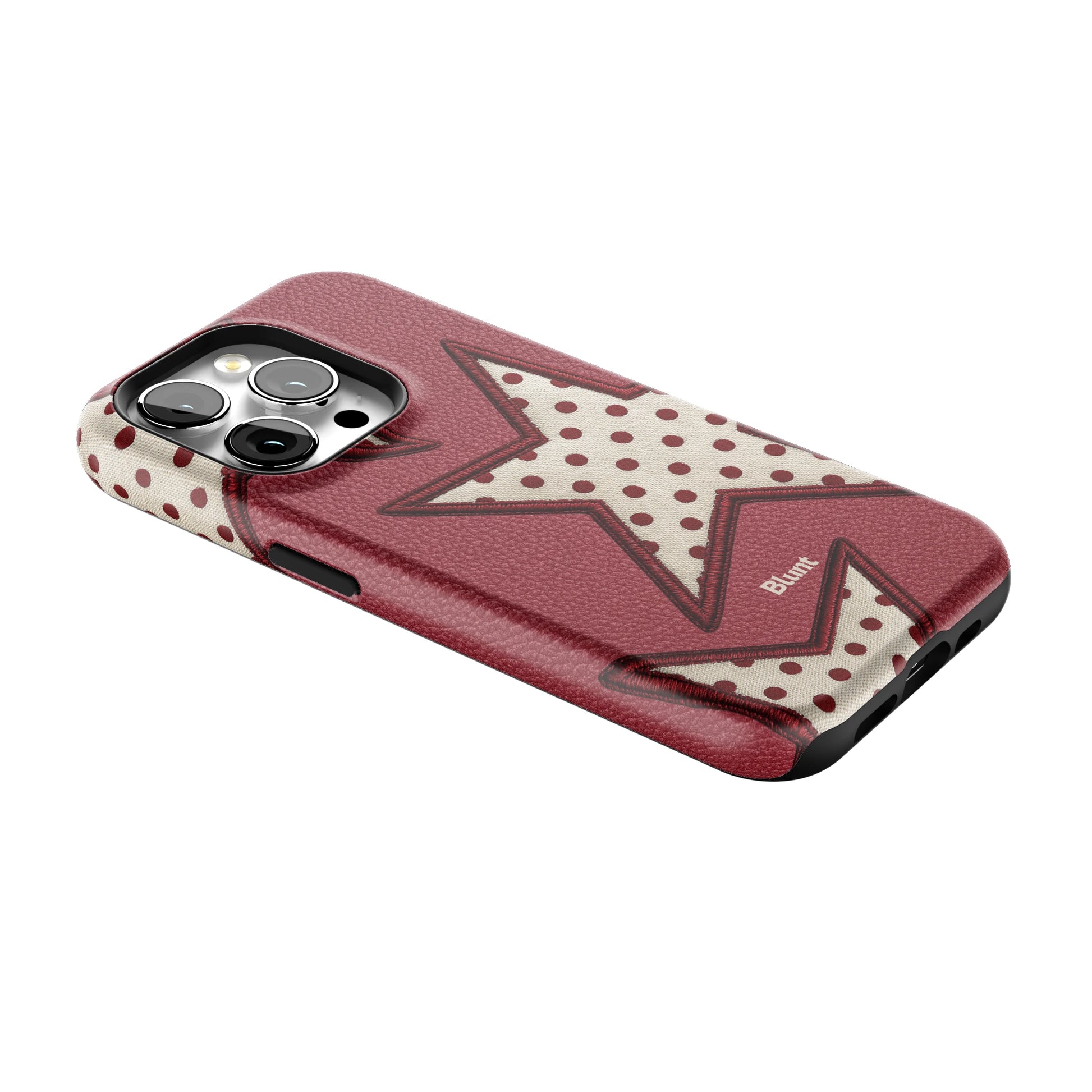 Cherry Polka Star iPhone Case gallery - Iphone_15_Pro_2