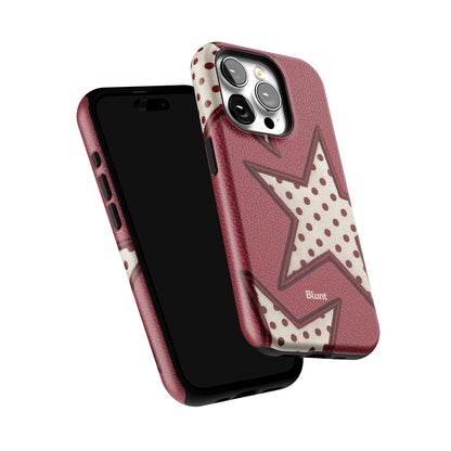 Cherry Polka Star iPhone Case gallery - Iphone_15_Pro_6