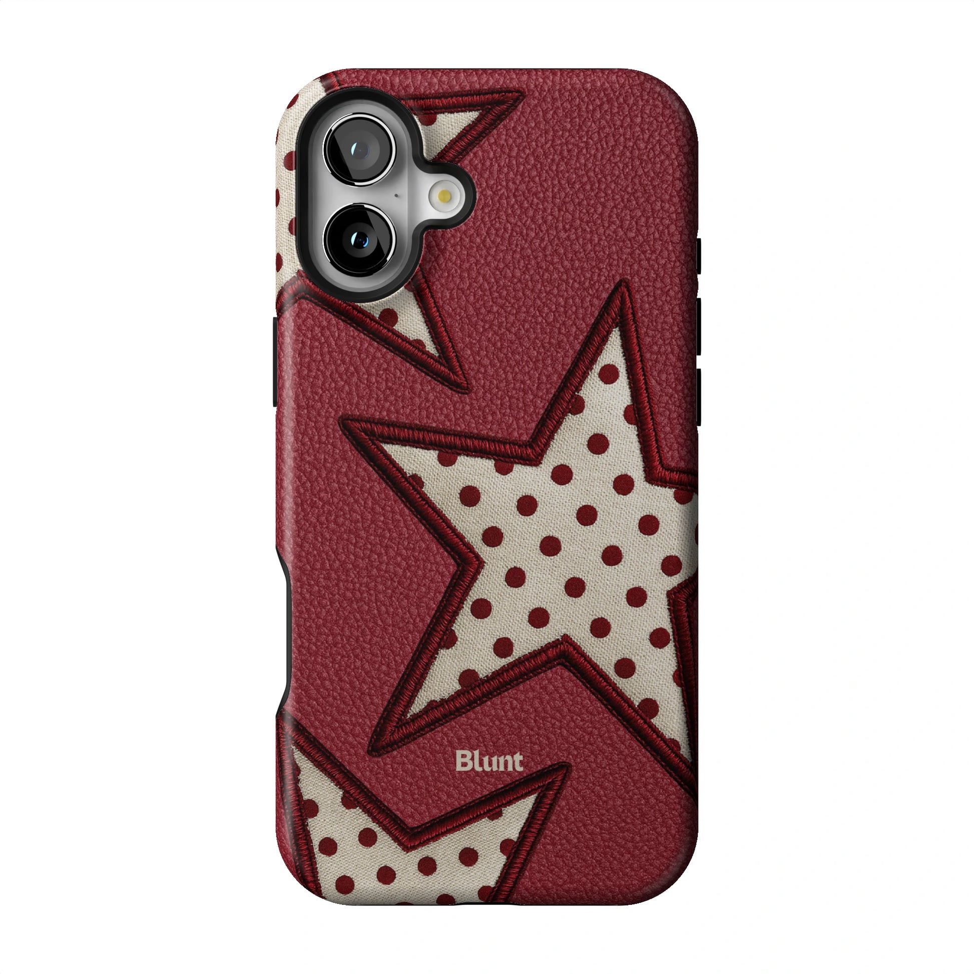 Cherry Polka Star iPhone Case gallery - Iphone_16_Mini_Air_Plus_1
