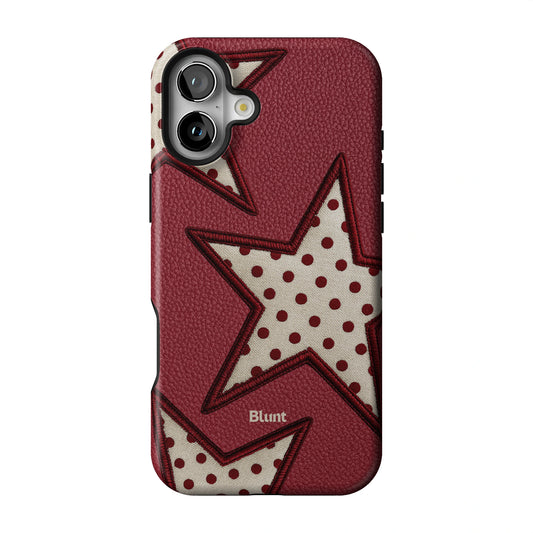 Cherry Polka Star iPhone Case gallery - Iphone_16_Mini_Air_Plus_1