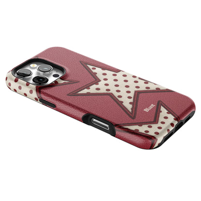 Cherry Polka Star iPhone Case gallery - Iphone_16_Pro_Max_2