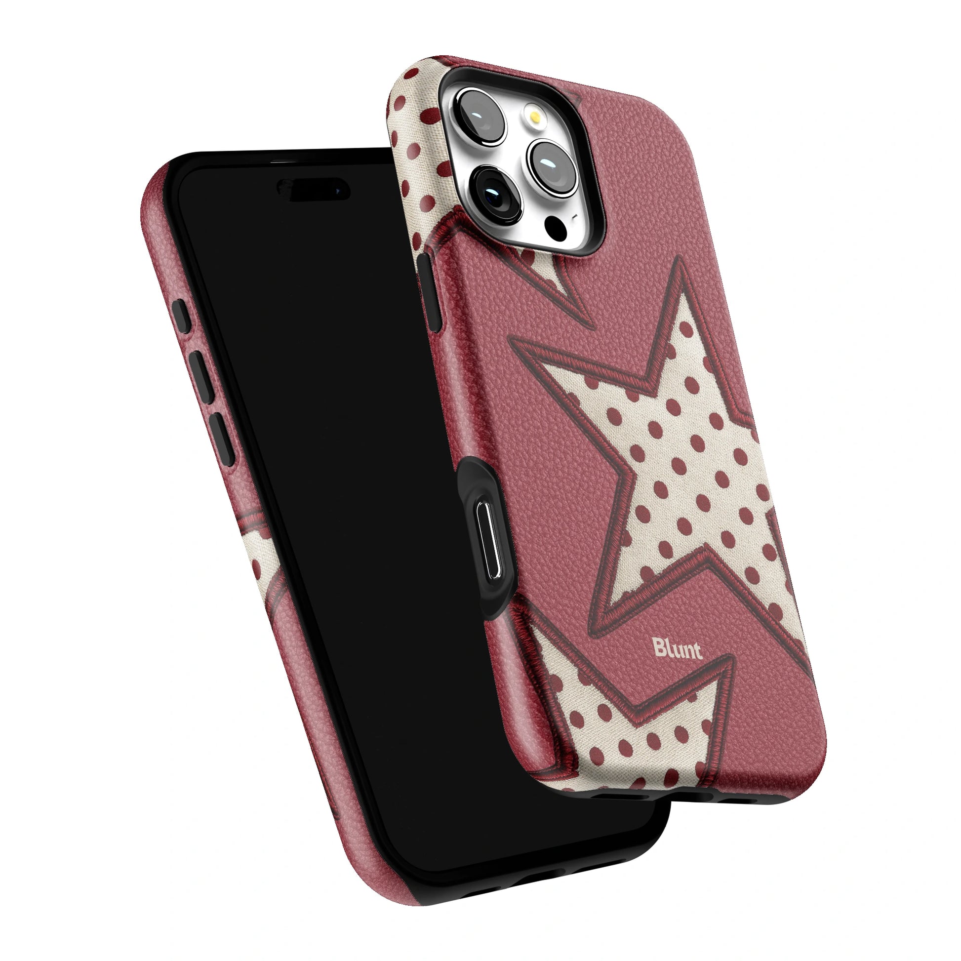 Cherry Polka Star iPhone Case gallery - Iphone_16_Pro_Max_6