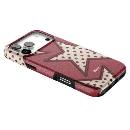 Cherry Polka Star iPhone Case gallery - Iphone_17_Pro_Max_2