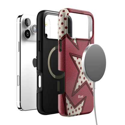 Cherry Polka Star iPhone Case gallery - Iphone_17_Pro_Max_4