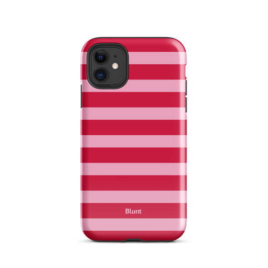 Cherry Stripe iPhone Case - Blunt Cases