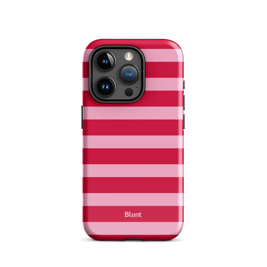 Cherry Stripe iPhone Case - Blunt Cases