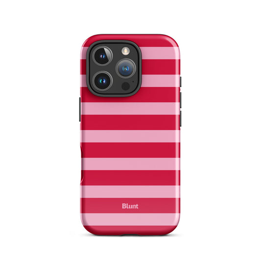 Cherry Stripe iPhone Case - Blunt Cases