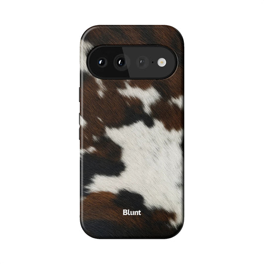 Chestnut Cowhide Pixel Case - Blunt Cases