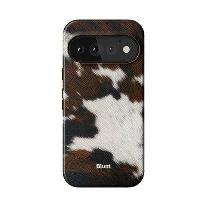 Chestnut Cowhide Pixel Case - Blunt Cases
